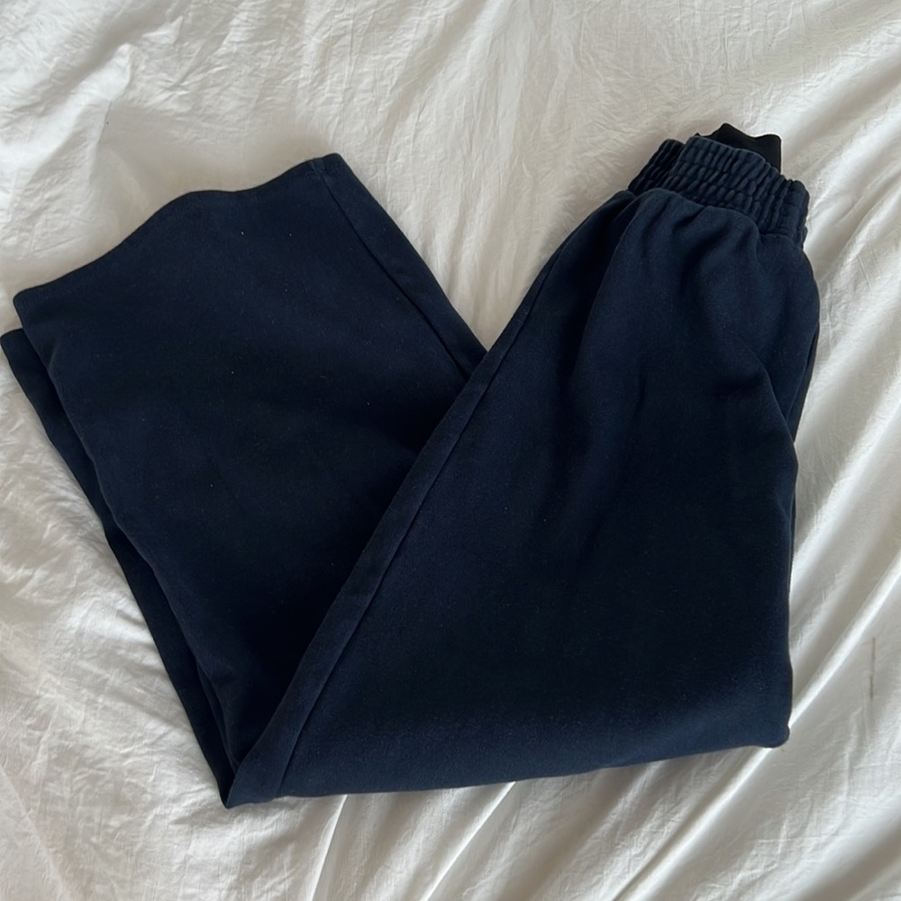 ZARA navy blue sweatpants